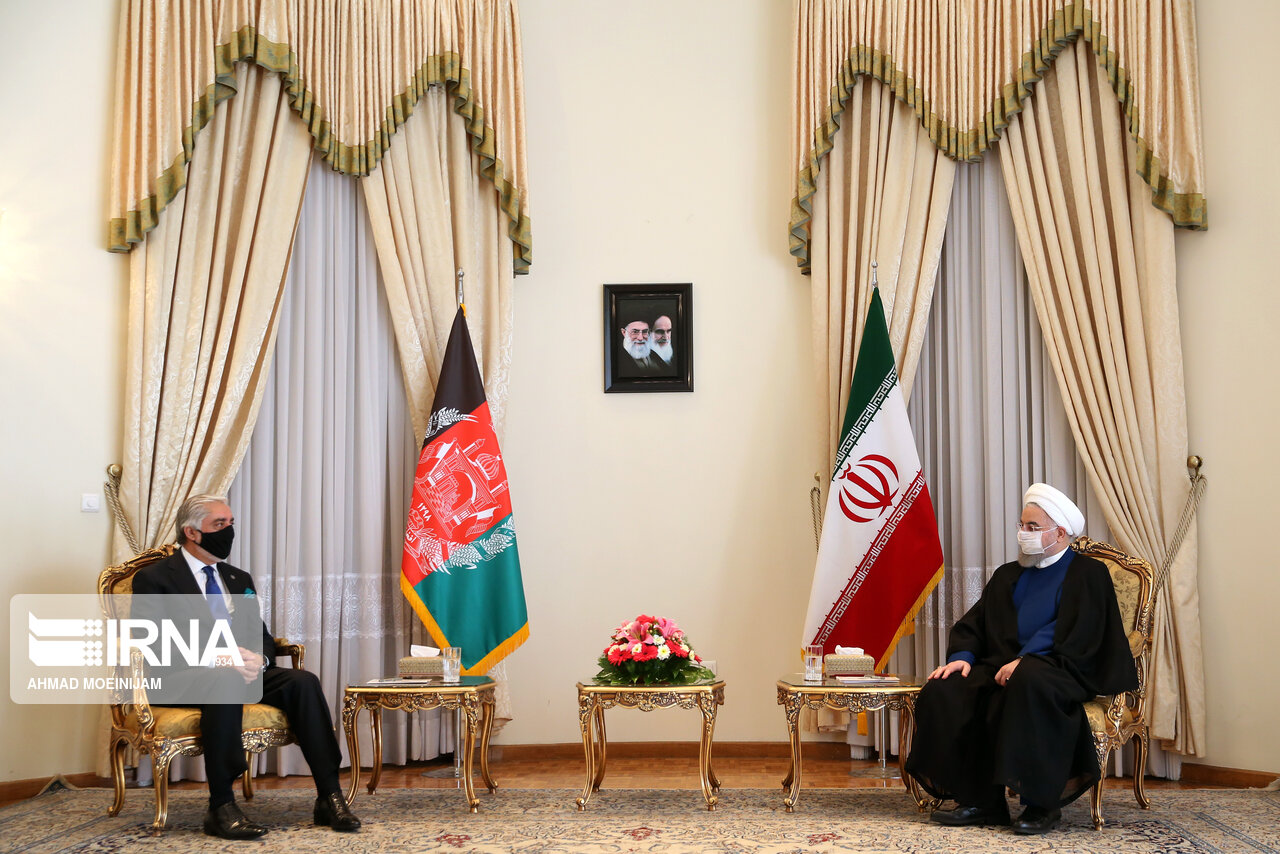 روحانی: راه حل مشکلات افغانستان مذاکرات سیاسی بین الافغانی است