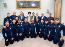 دیدار ملی‌پوشان فوتسال با مقام معظم رهبری