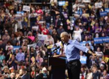 طعنه‌های تند اوباما به ترامپ: هر روز در آمریکا هالووین است!