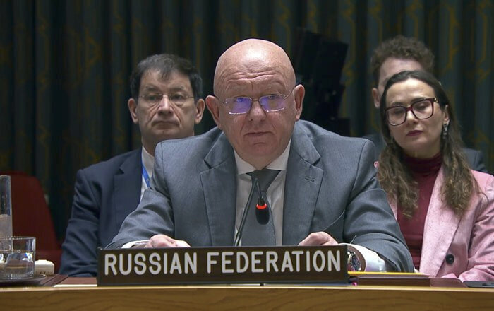 نماینده روسیه در نشست شورای امنیت درباره ایران: تهدید آمریکا به دخالت نظامی در ایران را محکوم می‌کنیم
