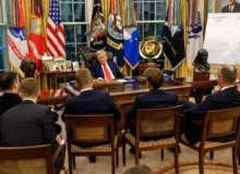 پیام پنهان ترامپ در یک عکس دستکاری شده