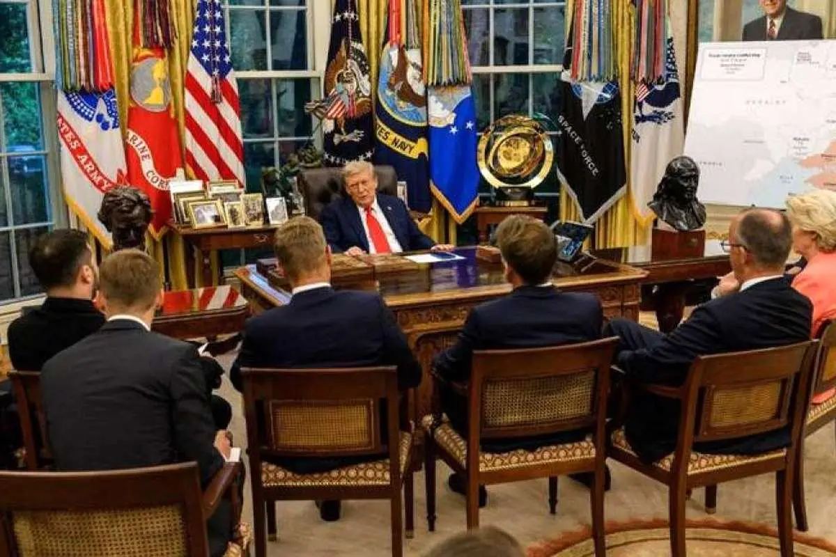 پیام پنهان ترامپ در یک عکس دستکاری شده