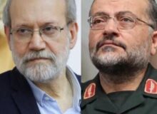 پیکر شهیدان علی لاریجانی و سرلشکر غلامرضا سلیمانی همزمان با شهدای ناو دنا تشییع می‌شود